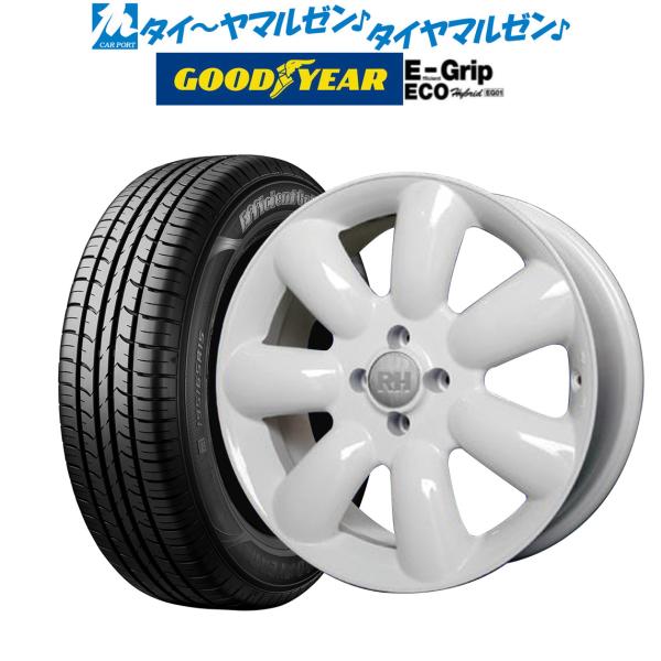 サマータイヤ ホイール4本セット ハンズトレーディング RH NAQマキシライト グッドイヤー エフィシエント グリップ エコ EG01 195/55R16
