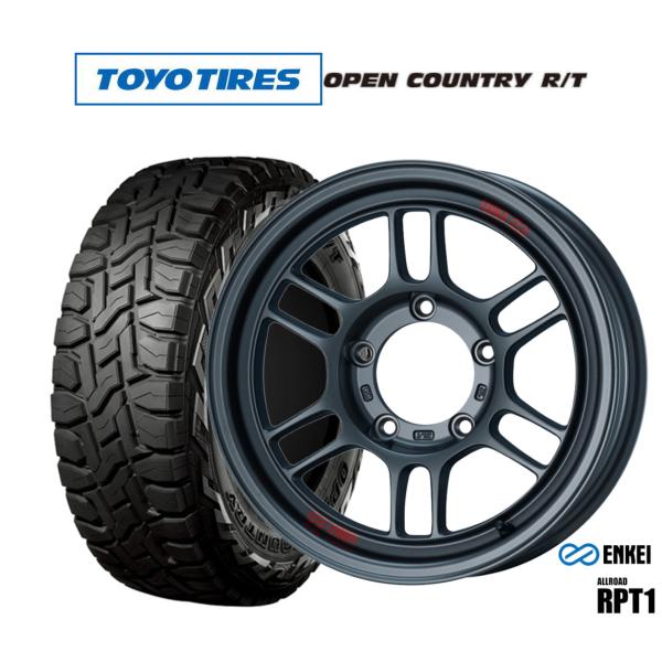 エンケイrpt1　TOYO OPEN COUNTRY R/T １本のみ ENKEI（エンケイ） オフロードタイヤ ホイール4本セット RPT1 For