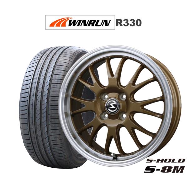 サマータイヤ ホイール4本セット BADX エスホールド S-8M WINRUN