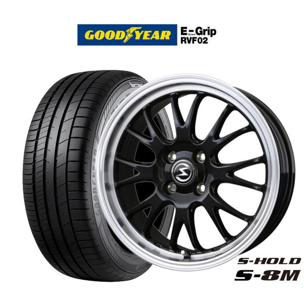 テトさん専用②タイヤバリ山！S-HOLD S-8Mグッドイヤー165/55R14 楽天