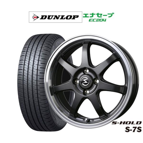 サマータイヤ ホイール4本セット BADX エスホールド S-7S ダンロップ