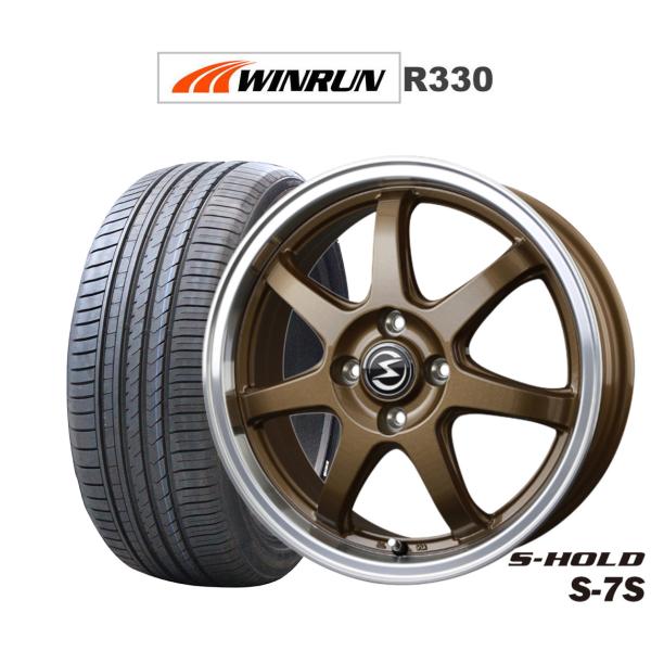 サマータイヤ ホイール4本セット BADX エスホールド S-7S WINRUN