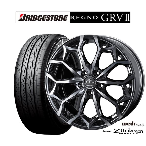 新品・送料無料・4本セット ウェッズ クレンツェ ジルドーン 384EVO ブリヂストン REGNO レグノ GRVII(GRV2) 245/40R20