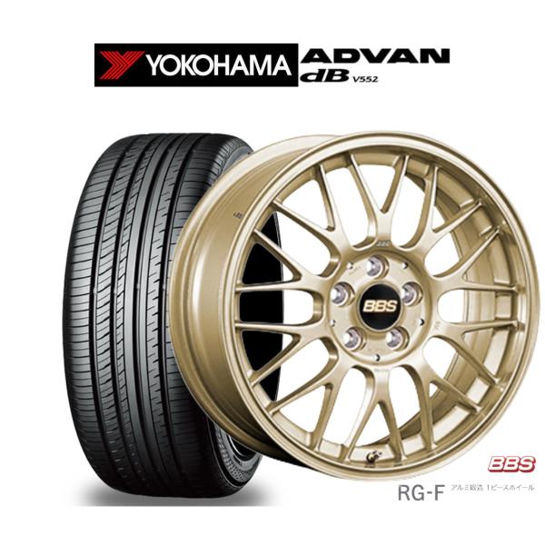 BBS サマータイヤ ホイール4本セット JAPAN RG-F ヨコハマ ADVAN 