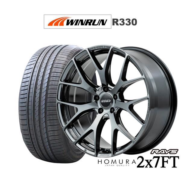 サマータイヤ ホイール4本セット レイズ HOMURA ホムラ 2×7 FT WINRUN ウインラン R330 225/40R19