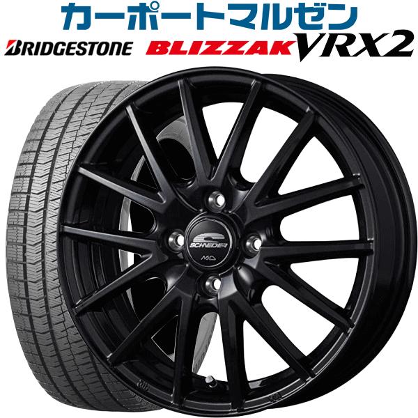 スタッドレスタイヤホイールセット 185 65r14 Mid シュナイダー Sq27 ブリヂストン ブリザック Vrx2 送料無料 4本セット カーポートマルゼン 通販 Paypayモール