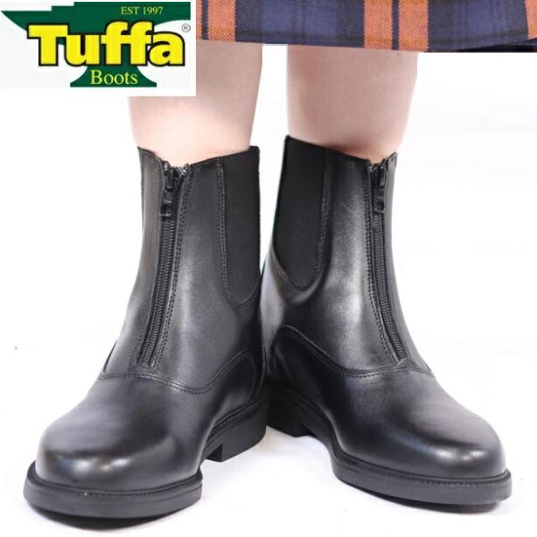 TUFFA Tuffa Boots タッファ ブーツ レザーフロントジップ サイドゴア 