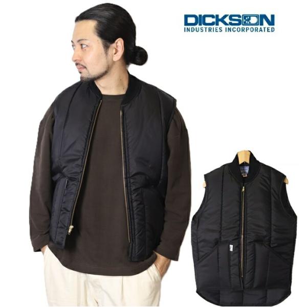 DICKSON　ディクソン キルティング　カーキベスト Quilted vest DICKSONディクソン キルティングカーキベスト Quilted vest