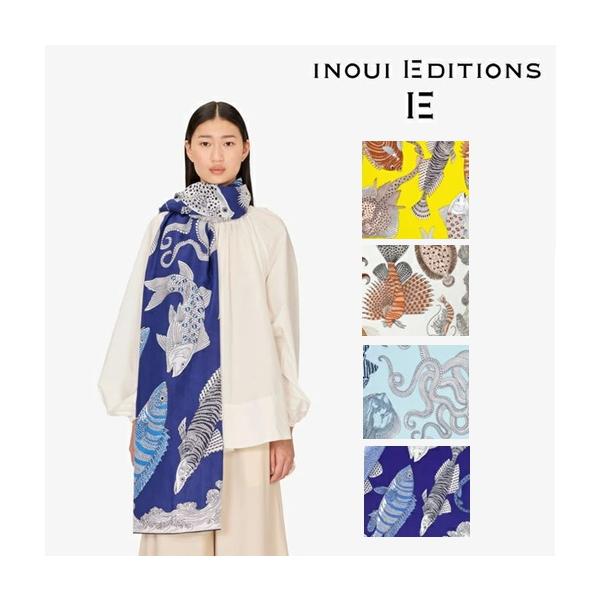 INOUI EDITIONS イヌイエディションズ　ストール　コットン・シルク INOUI EDITIONS イヌイエディションズ コットン シルク ストール