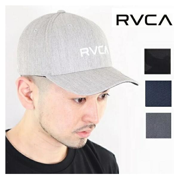 RVCAルーカUS限定ロゴアイコン刺繍フレックスフィットツイルキャップ帽子１点物 RVCAルーカUS限定ロゴアイコン刺繍フレックスフィットツイル