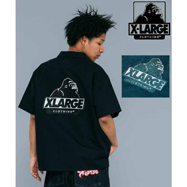 エクストララージ シャツ 半袖 XLARGE S/S OG WORK SHIRT ワークシャツ