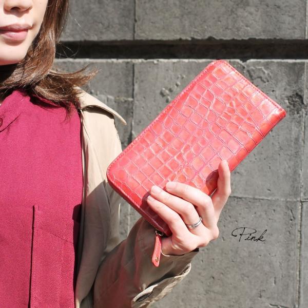 ギャルソン 財布 レディース 長財布 本革 ギャルソンウォレット 大容量 ラウンドファスナー ボックス型小銭入れ エナメル クロコ型押し イタリアレザー Buyee Buyee Japanese Proxy Service Buy From Japan Bot Online