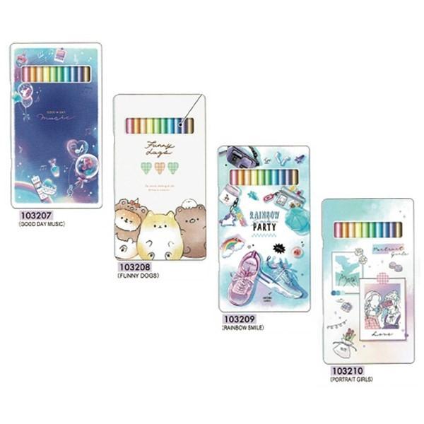 (A) 12F FM 103207/GOOD DAY MUSIC 103208/FUNNY DOGS 103209/RAINBOW SMILE 103210/PORTRAIT GIRLS C 2021N11