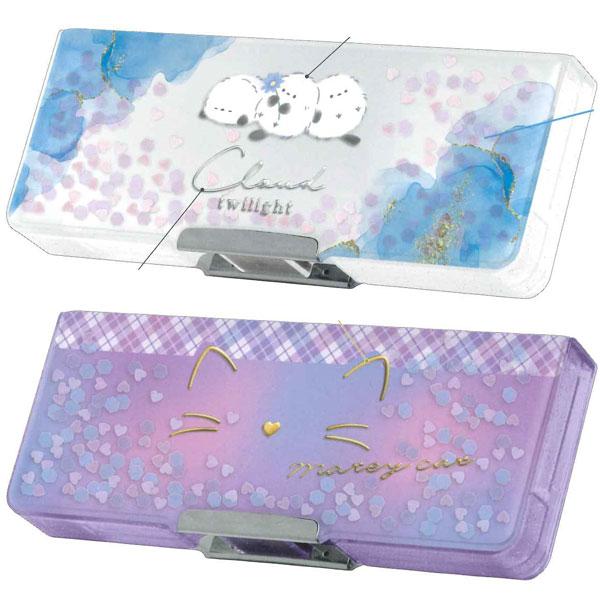 CRUX（クラックス） エアリークリア コンパクト 両面開き ペンケース