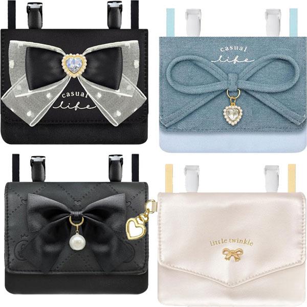 便利なワイドポシェットポケットです。 裏面にティッシュポケット付き。ポケットがない服でもクリップで簡単取付！お出かけに便利なショルダー紐付き。入れやすいワイドタイプです。マスク　ヘアアクセサリー　ばんそうこう　ハンカチ　ティッシュ　おかしな...