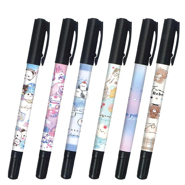 【新品未使用】平成レトロ　カミオジャパン　マスコット付きペン　セット velkommen_kmo-214471