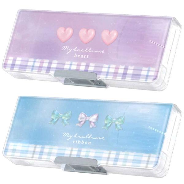 カミオジャパン クレール コンパクト 両面開き ペンケース ちゅるちゅ