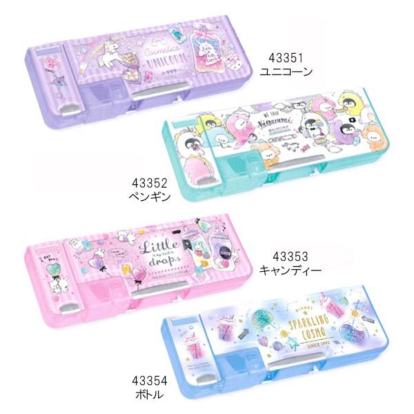 連 両開き 両面開き ソフトペンケース 筆箱 43351 ユニコーン 43352 ペンギン 43353 キャンディー 43354 ボトル Q 2020年2月 43351 Carrotヤフー店 通販 Yahoo ショッピング