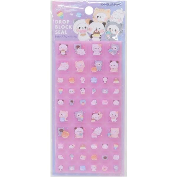 p 3点 まとめ商品 カミオジャパン シール ドロップブロックシール もちもちぱんだ 226695