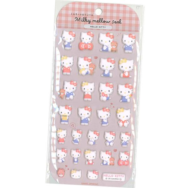 ハローキティ シール サンリオ ミルキーメロウシール 228886 カミオ