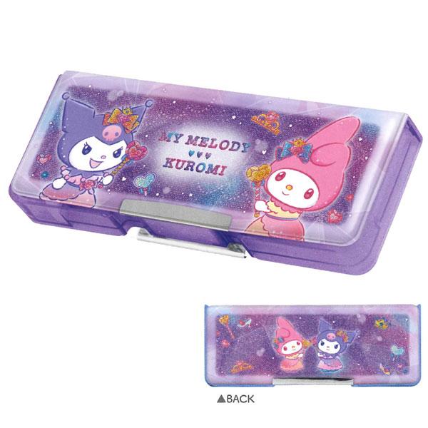 マイメロディ クロミ 両面開き ペンケース 筆箱 306793 キラキラドレス