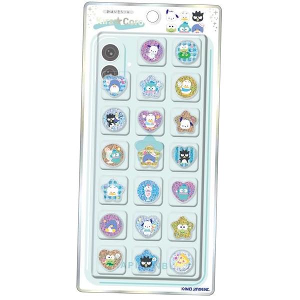 【正規品】 サンリオ Kira★Coro おはじきシール　8種✖️9枚　計72枚 カミオジャパン シール KIRACORO キラコロ おはじきシール サンリオ は