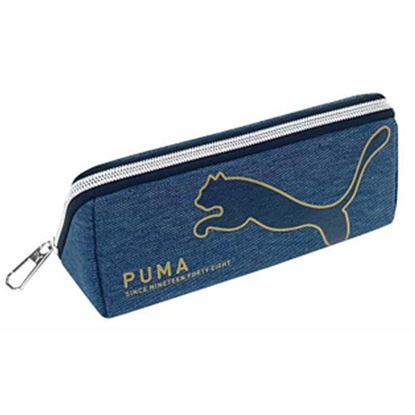 PUMA プーマ トライトレー ペンケース 筆箱 PM406BL ブルー クツワ 2023年7月 男の子 かっこいい [re]