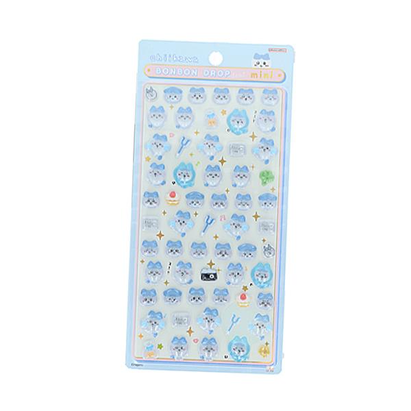シール ボンボンドロップシール ミニ ちいかわ ハチワレ S8819300 サンスター文具 2026年10月 女の子 かわいい 立体 正規品 つやつや ぷっくり ボンドロ