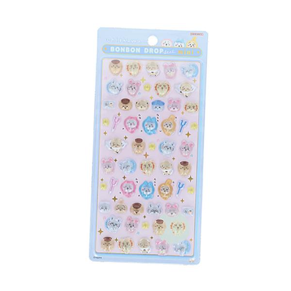 シール ボンボンドロップシール ミニ ちいかわ みんな ポーズ S8819360 サンスター文具 2026年10月 女の子 かわいい 立体 正規品 つやつや ぷっくり ボンドロ