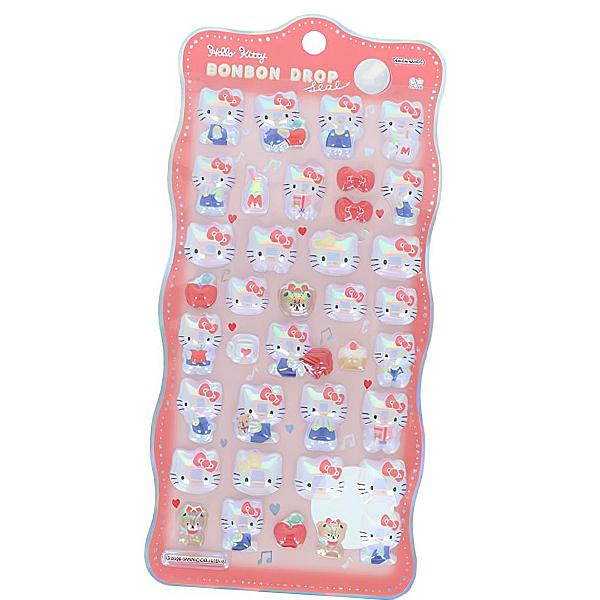 シール ボンボンドロップシール churukira サンリオキャラクターズ ハローキティ S8815429 サンスター文具 2026年10月 女の子 かわいい クリア 正規品 ボンドロ