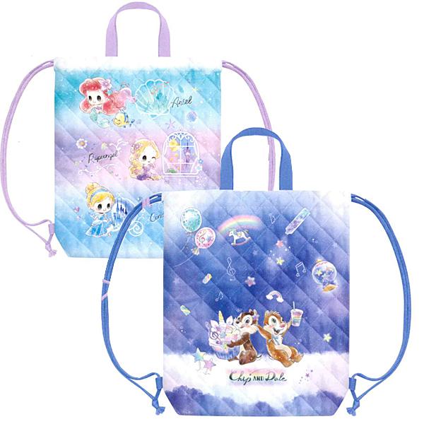 巾着 L ナップサック 体操服バッグ ディズニー プリンセス チップ デール C 年11月 Carrotヤフー店 通販 Yahoo ショッピング