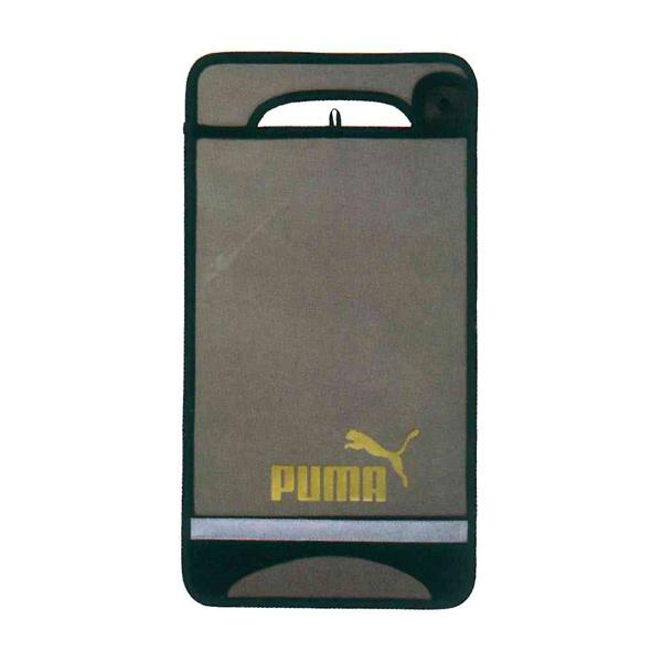 (連)PUMA プーマ プリント 透明 ランドセルカバー（クリアブラック） PM319 クツワ