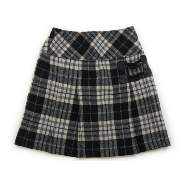 美品★pom ponette ポンポネット　グレー セレモニー　160　スカッツ pom ponette（ポンポネット） スカート 160サイズ 女の子 子供服