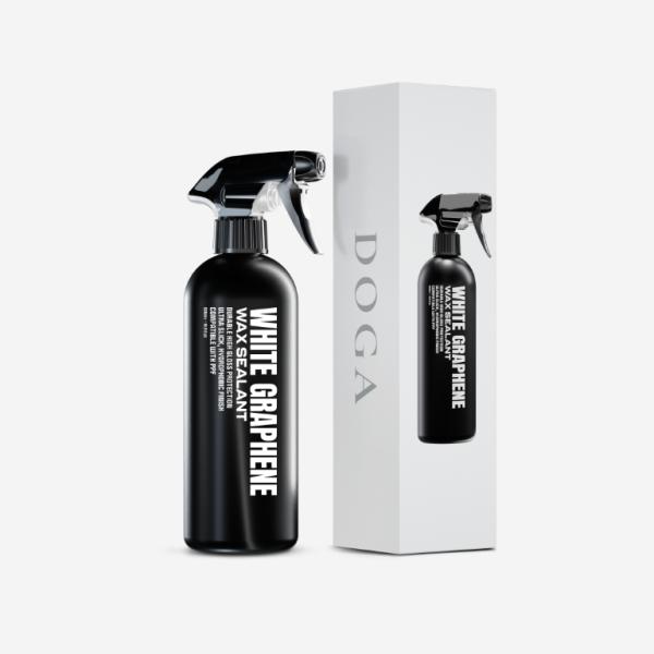 カーコーティング剤 500ml DOGA WHITE GRAPHENE 車 ホワイトグラフェン h-BN SiO2 ハイブリッド セラミック ガラス系 艶 撥水 防汚 スプレー 簡単 洗車 DIY
