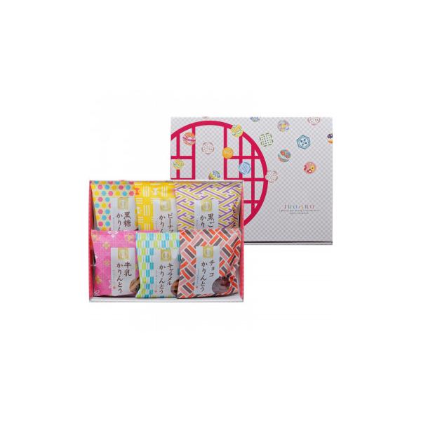 6種類のフレーバーを楽しめるかりんとう詰め合わせです。