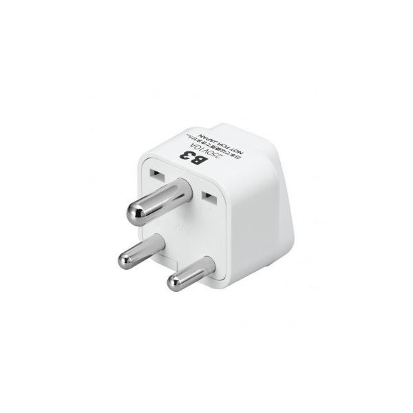 海外への出張や旅行の必需品です。電気製品や変圧器のプラグ形状を海外のコンセントに合わせたい時に使用します。