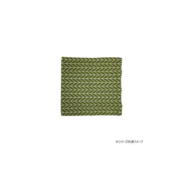 クッションカバー 45×45cm シラカバ グリーン 5924