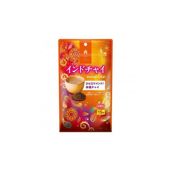 世界のお茶巡り　1杯用ティーバッグ インドチャイ (1.5g×15P)　12個セット 829