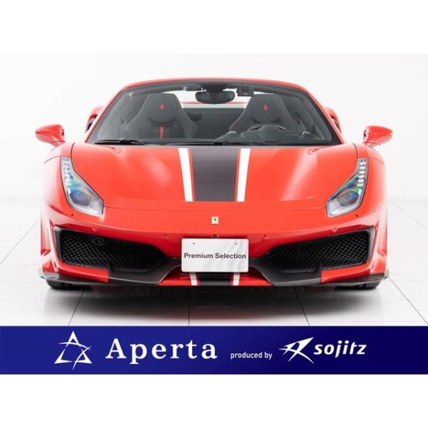 488ピスタスパイダー F1 DCT 正規ディーラー車カーボンストライプ保証付