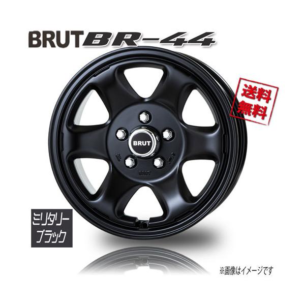 BRUT BR-44 ミリタリーブラック 16インチ 5H114.3 6.5J+30 1本 77.8 業 