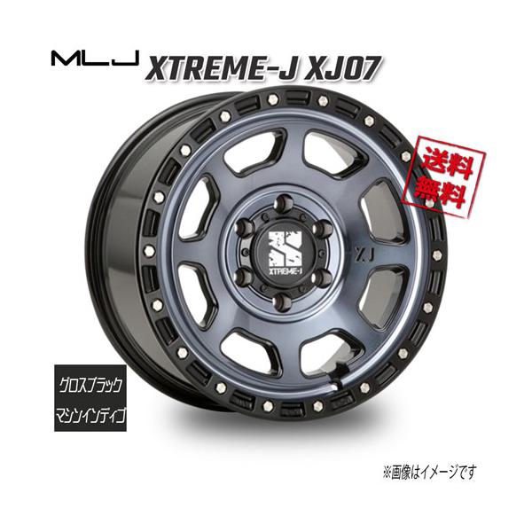 MLJ MLJ XTREME-J XJ07 グロスブラックマシンインディゴ 17インチ