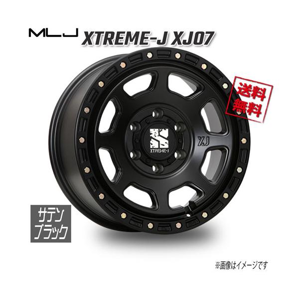 MLJ MLJ XTREME-J XJ07 サテンブラック 18インチ 6H139.7 8J+50 1本