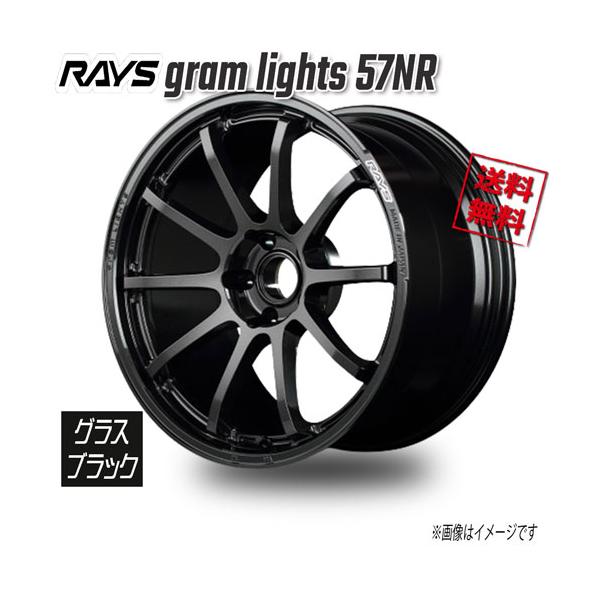 RAYS RAYS gram lights 57NR グロスブラック 6NJ 18インチ 5H114.3 9.5