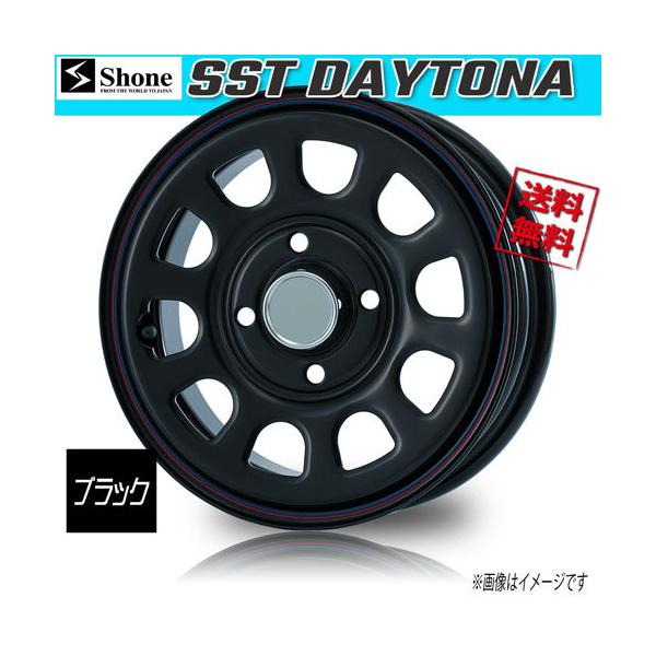 ホイール新品 1本のみ SHONE SST DAYTONA ブラック FR55キャップ付属
