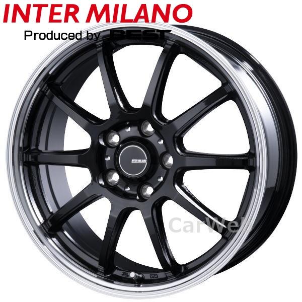 [ホイール1本(単品)] INFINITY F10 軽量モデル 18インチ×8.0J PCD：114.3 穴数：5 インセット：36 ブラック/リムポリッシュ 
