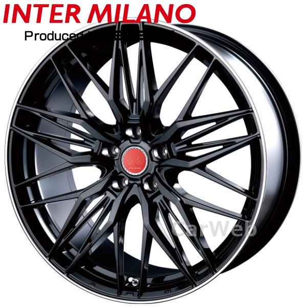 [ホイール1本(単品)] VOLTEC EURO MESH 19インチ×8.0J PCD：114.3 穴数：5 インセット：38 ブラックリムフランジポリッシュ