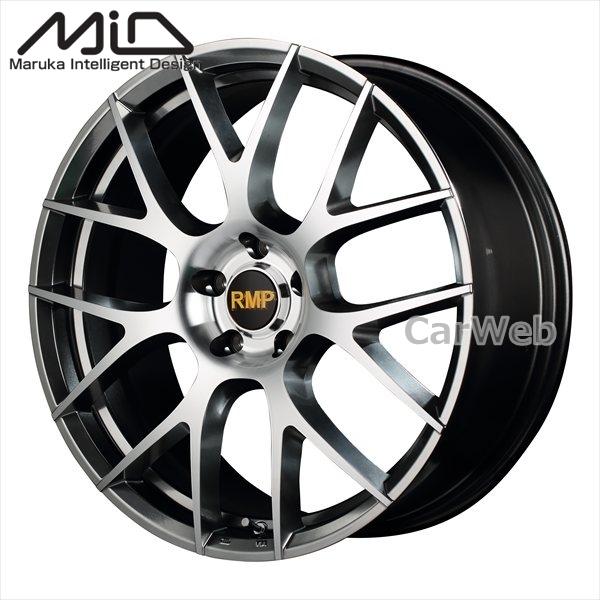 [ホイール1本(単品)] MID RMP 027F 19インチ×8.0J PCD：114.3 穴数：5 インセット：38 ハイパーメタルコート/ミラーカット