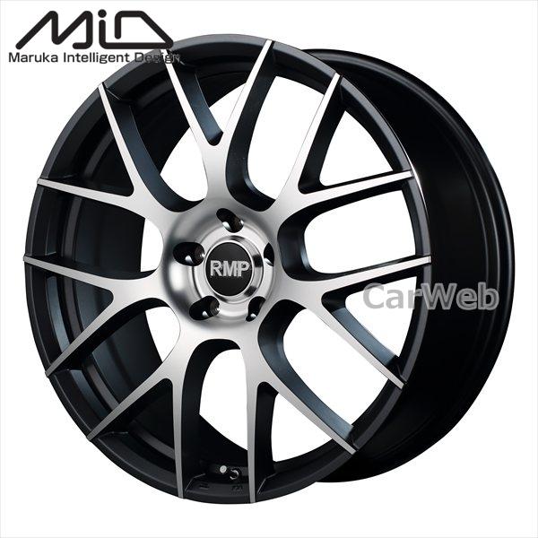 [ホイール1本(単品)] MID RMP 027F 19インチ×8.0J PCD：114.3 穴数：5 インセット：38 セミグロスガンメタ/ポリッシュ