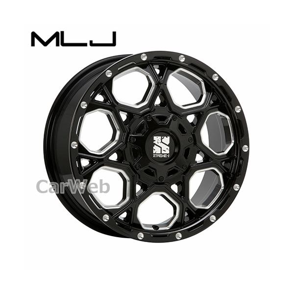 ホイールのみ単品4本セット] MLJ XTREME-J XJ06 16インチ×7.0J PCD