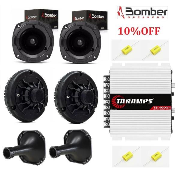 更に値下げしました。 ホーン型スピーカー ドライバー付き2個1組set casadosom_bombersetts400